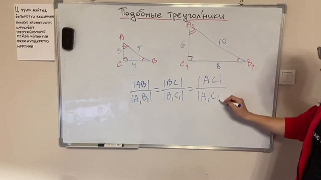 8 кл. Геометрия. Подобные треугольники смотреть онлайн