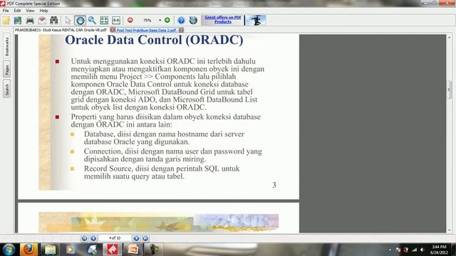 Praktikum 31 Studi Kasus RENTAL CAR Oracle VB смотреть онлайн