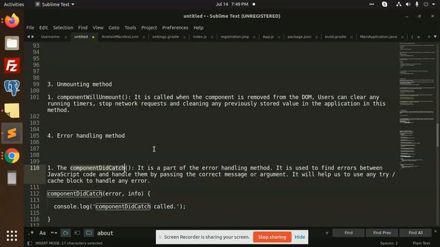 Lifecycle of React Native Application Component | React Native Tutorial смотреть онлайн
