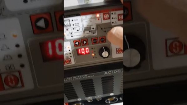 Mitech TIG AC/DC 200P ч1. Обзор панели управления.