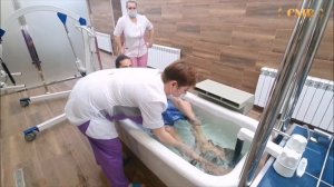 Грязелечебница и водолечебница после капитального ремонта в санатории "Сергиевские минеральные воды