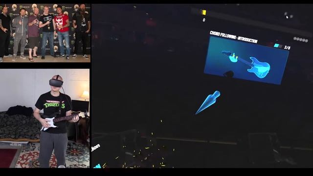 VR Series: Rockband VR Gameplay | Oculus Rift with XB1 Stratocaster смотреть онлайн