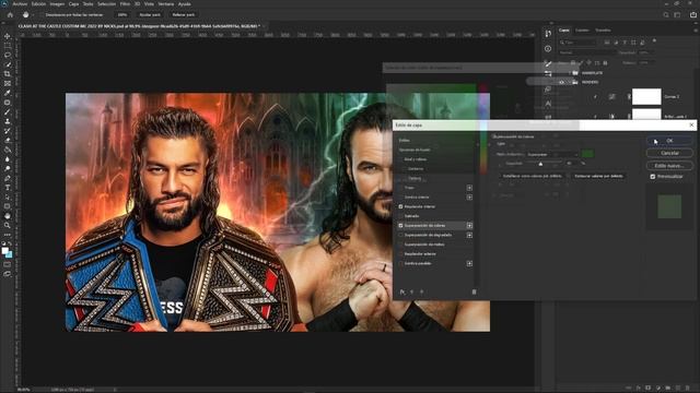 WWE CLASH AT THE CASTLE CUSTOM MATCH CARD 2022 | PSD & PARTES By NicksGraph смотреть онлайн