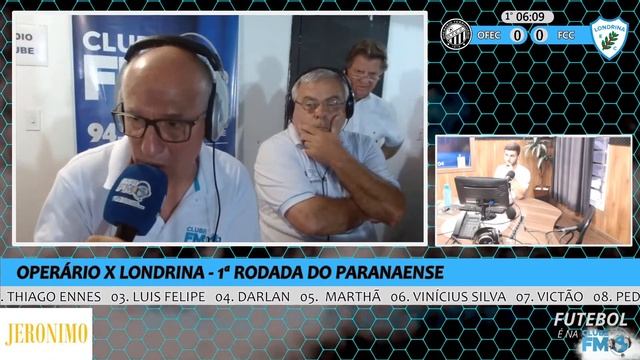 OPERÁRIO x LONDRINA | No Germano Krüger | Paranaense | 1ª Rodada | QUEM VENCE? смотреть онлайн