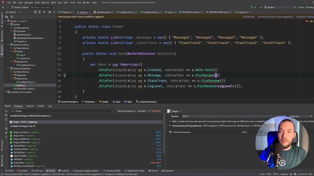 Как создать и настроить задание с помощью Quartz NET и настроить вместе с Entity Framework Core. смотреть онлайн