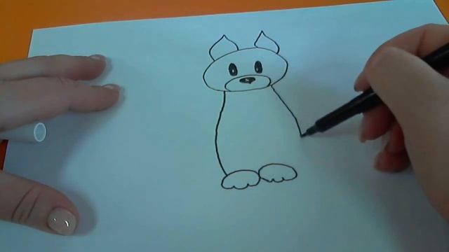 Рисуем волчонка смотреть онлайн