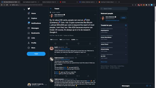 CARDANO WILL MAKE A TON OF MILLIONAIRES, $22/ADA TO $1 TRILLION MARKET CAP! смотреть онлайн