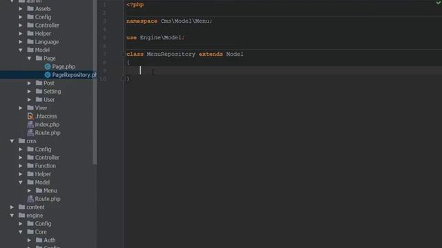 Создание CMS на php - 32 урок (Theme, Создание меню, Вывод меню) смотреть онлайн