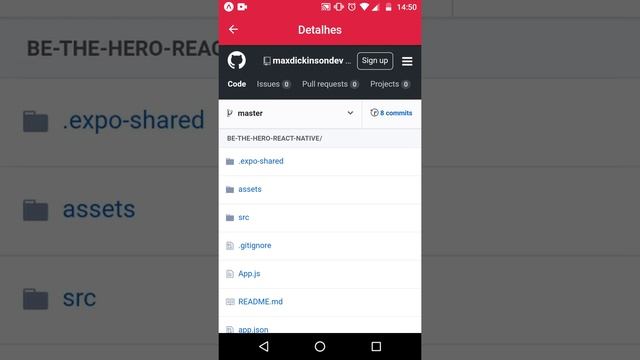 GIT API - APLICAÇÃO MOBILE PARA LISTAR REPOSITÓRIOS DO GITHUB смотреть онлайн