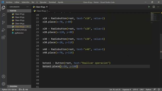 PYTHON CURSO TKINTER DESDE 0 | 6 Radiobutton (INTERFAZ GRAFICA) смотреть онлайн