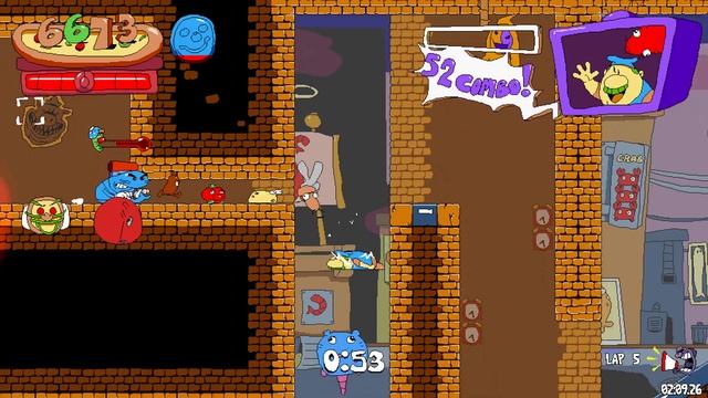 Pizza Tower: Scoutdigo Mod The Pig City Death Mode P Rank (Pizzelle/Gustavo and Brick) смотреть онлайн
