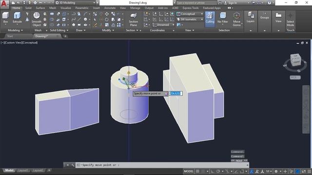 Autocad Tutorials || Union, Subtract, Intersect, Group, Ungroup, Insert смотреть онлайн