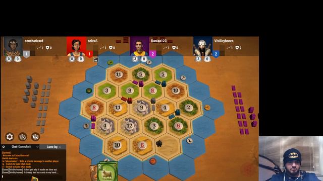 Catan Universe Online Multiplayer Match (Part 1)