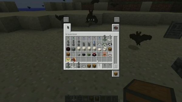 обзор мода Gravestone на майнкрафт 1.7.2