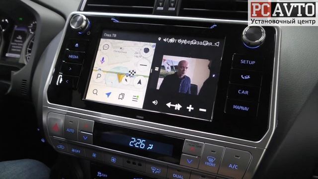 PRADO 150 Яндекс.Навигатор и Онлайн ТВ на ШТАТНОМ ЭКРАНЕ смотреть онлайн