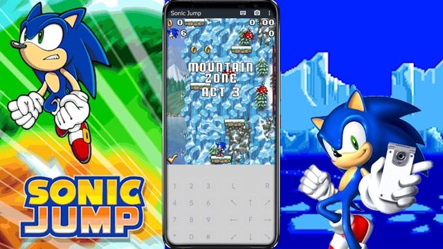 Sonic Jump JAVA (2007) Full Game | Glu Mobile Emulator смотреть онлайн