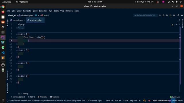 PHP Bangla Tutorial | Web Development | Class 17 | OOP, Abstract Class, Interface, Trait смотреть онлайн