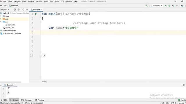 #3 Kotlin : Strings and String Templates | Kotlin for Android |Kotlin tutorial 2020 смотреть онлайн