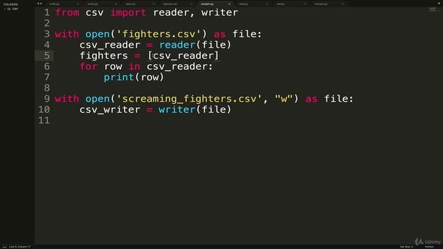 Writing to CSV Files Writer in Python Coding for Kids Python Learn to Code with 50 Awesome Games смотреть онлайн