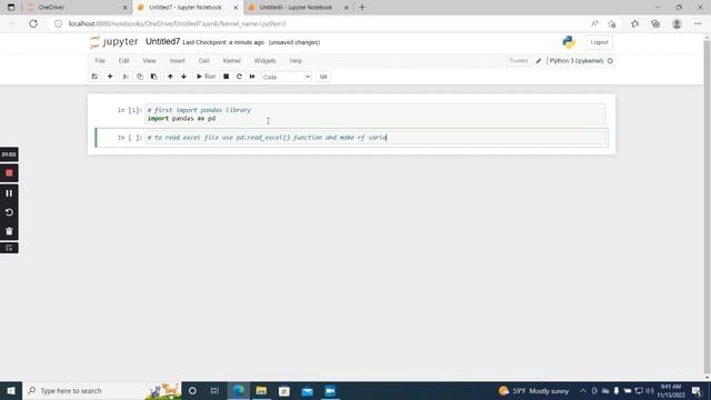 How to import excel file in Jupyter note book with pandas library смотреть онлайн