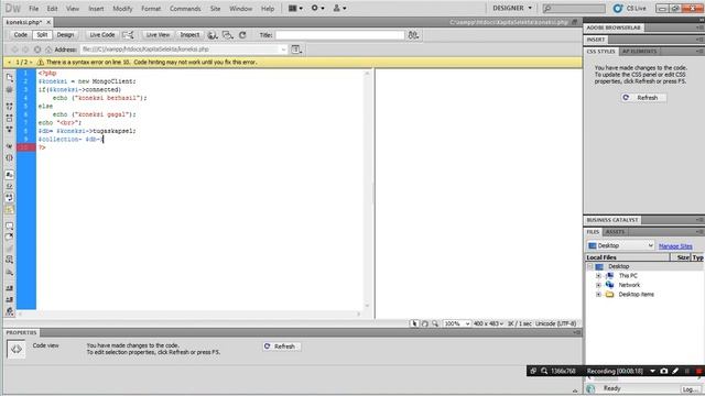 Tutorial Insert Document di MongoDB pada PHP смотреть онлайн