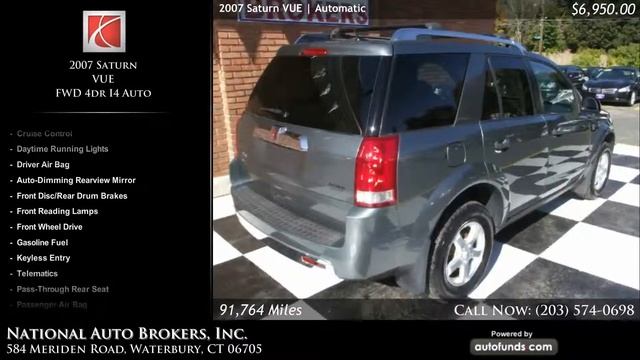 Used 2007 Saturn VUE | National Auto Brokers, Inc., Waterbury, CT - SOLD смотреть онлайн