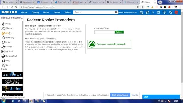 Roblox Promocodes | Aquaman: Home Is Calling code смотреть онлайн