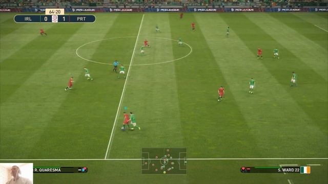 PES 2019 Чемпионат Европы по футболу 1 ТУР Португалия : Ирландия смотреть онлайн