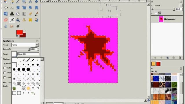 simple BLOOD SPLASH SPRITE using GIMP смотреть онлайн