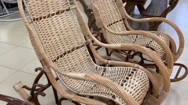 Кресло-качалка из натуральной лозы смотреть онлайн