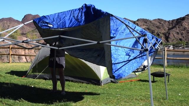 How to Put Up Quest Canopy | Real Time | Windy Conditions смотреть онлайн
