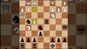 Быстрый разгром за 16 ходов с жертвами фигур