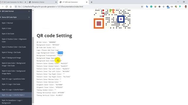 How to change QR Code Style ? (HT QR Code Generator for WordPress ) смотреть онлайн
