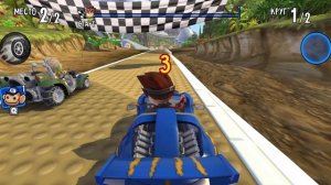 Beach Buggy Racing. Гонки в заливе. Состязание с Б ЗОРП