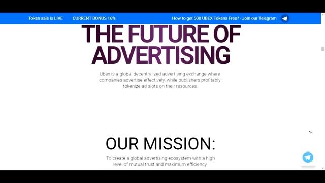 Ubex - Обзор ICO