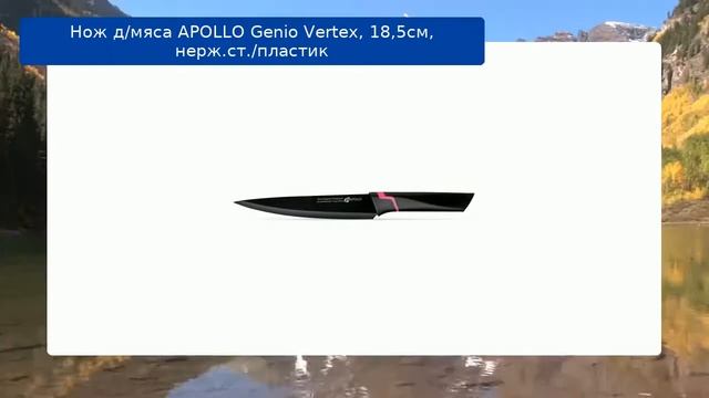 Нож д/мяса APOLLO Genio Vertex, 18,5см, нерж.ст./пластик смотреть онлайн