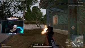 БУСТЕР ИГРАЕТ В ПАБГ/ПЕРВАЯ ИГРА