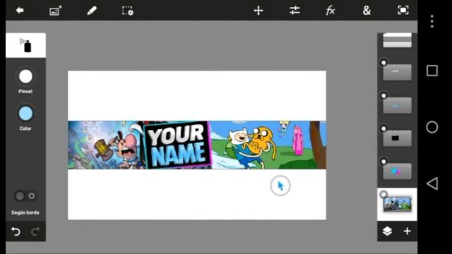 Speed art #9 | Banner template [PS touch] (Android) смотреть онлайн