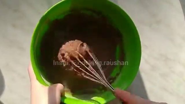 Шоколадный кекс . Шоколадты кекс . Кекс без миксера . Без миксера смотреть онлайн