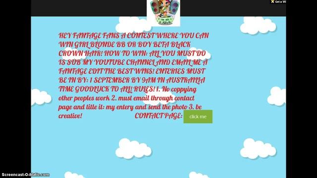 Fantage WIN blonde bb! OR boy beta crown hair FREE! смотреть онлайн