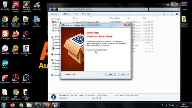 Install Virtual Machine VM VirtualBox 5 2 38 32 bit 64 bit UMRI POS 03 смотреть онлайн