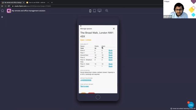 Fliplet's Remote and Office Management Solution (ROMS) Demo смотреть онлайн