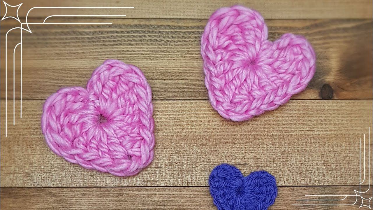 Crochet Heart. How to Crochet a Heart. Crochet for Absolute Beginner. Easy Crochet Tiny Heart смотреть онлайн