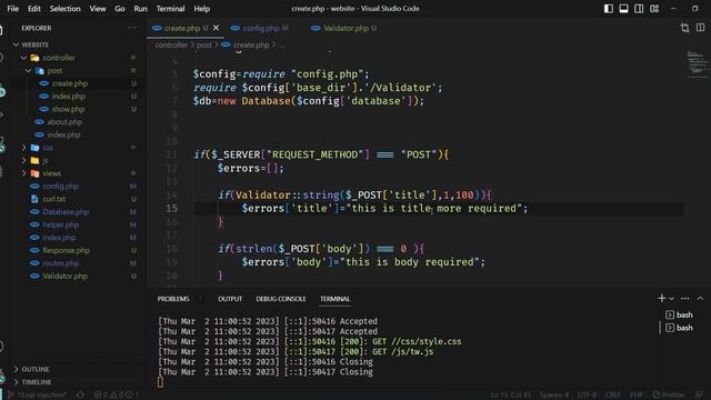 ۲۸. ایجاد validator class در php смотреть онлайн