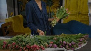 Как собрать букет тюльпанов