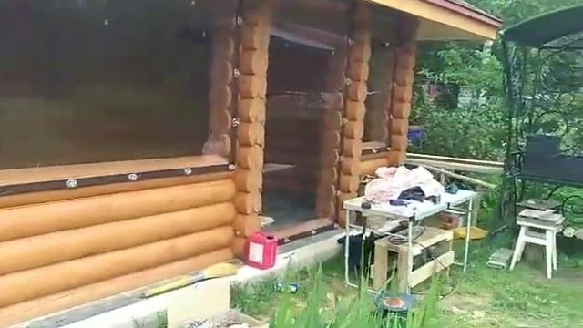 Мягкие окна из ПВХ для беседки | ПВХ шторы - Наро-Фоминск - Наши работы смотреть онлайн