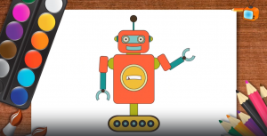 Робот. Учимся рисовать