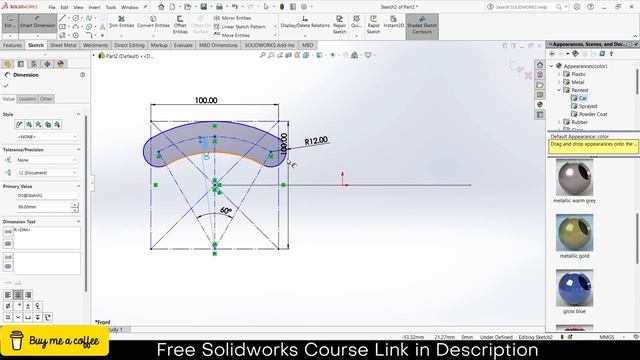 Solidworks | Part Modeling Exercise for Beginners смотреть онлайн