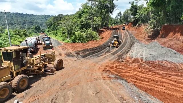 New Update Build Detour Road On Mountain After Main Road Cut Off By Landslide Skills Motor Grader