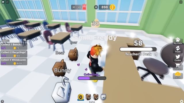ЭВОЛЮЦИЯ ШКОЛЬНОГО КАЧКА! НУБ против ПРО против ЧИТЕРА Roblox смотреть онлайн